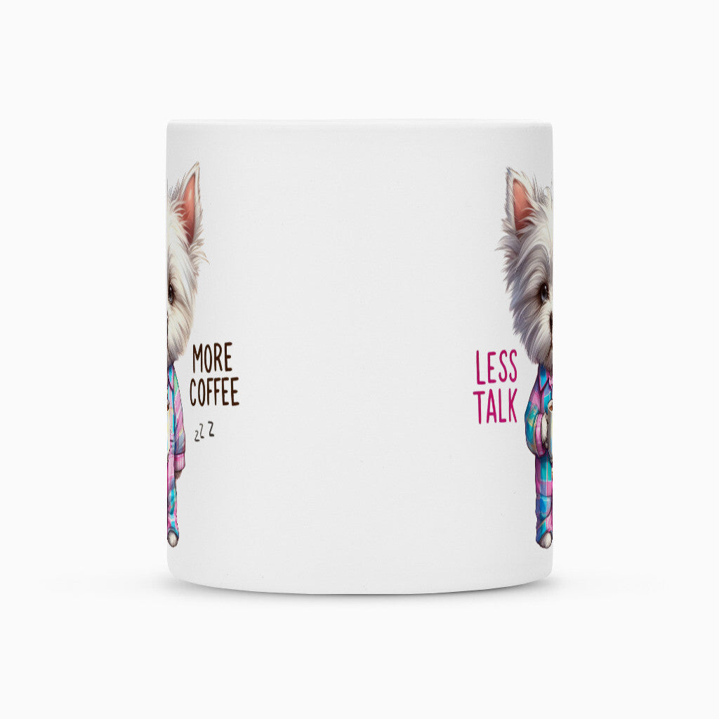 Tasse "Westie - Less talk..." – hunde-shirt.de