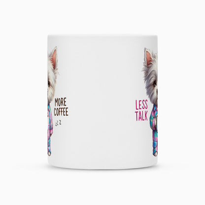 Tasse "Westie - Less talk..." – hunde-shirt.de