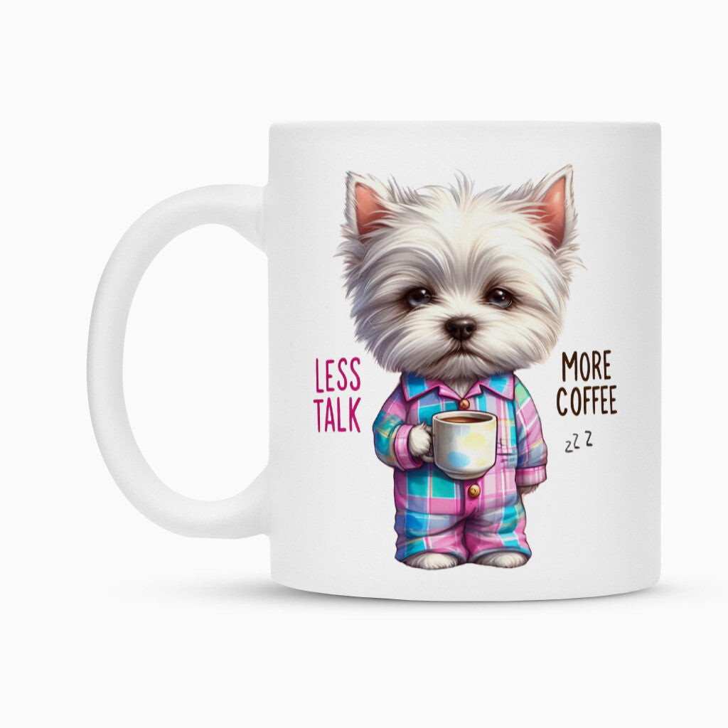 Tasse "Westie - Less talk..." – hunde-shirt.de