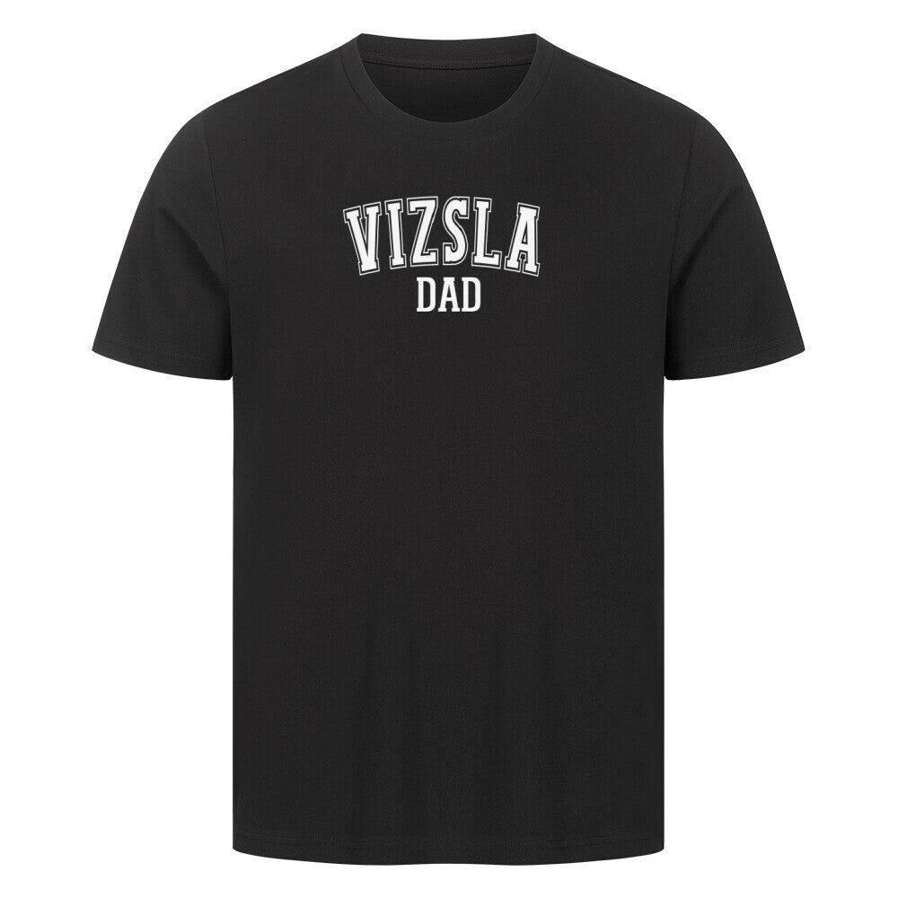 Premium T-Shirt "Vizsla - DAD" Schwarz – hunde-shirt.de