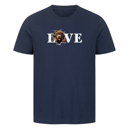 Premium T-Shirt "Do Khyi - LOVE" French Navy – hunde-shirt.de