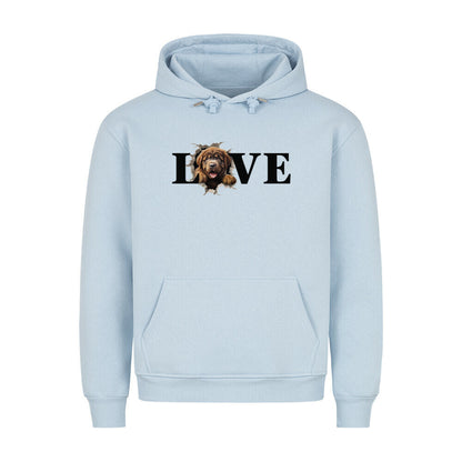 Premium Hoodie "Do Khyi - LOVE" Babyblau – hunde-shirt.de