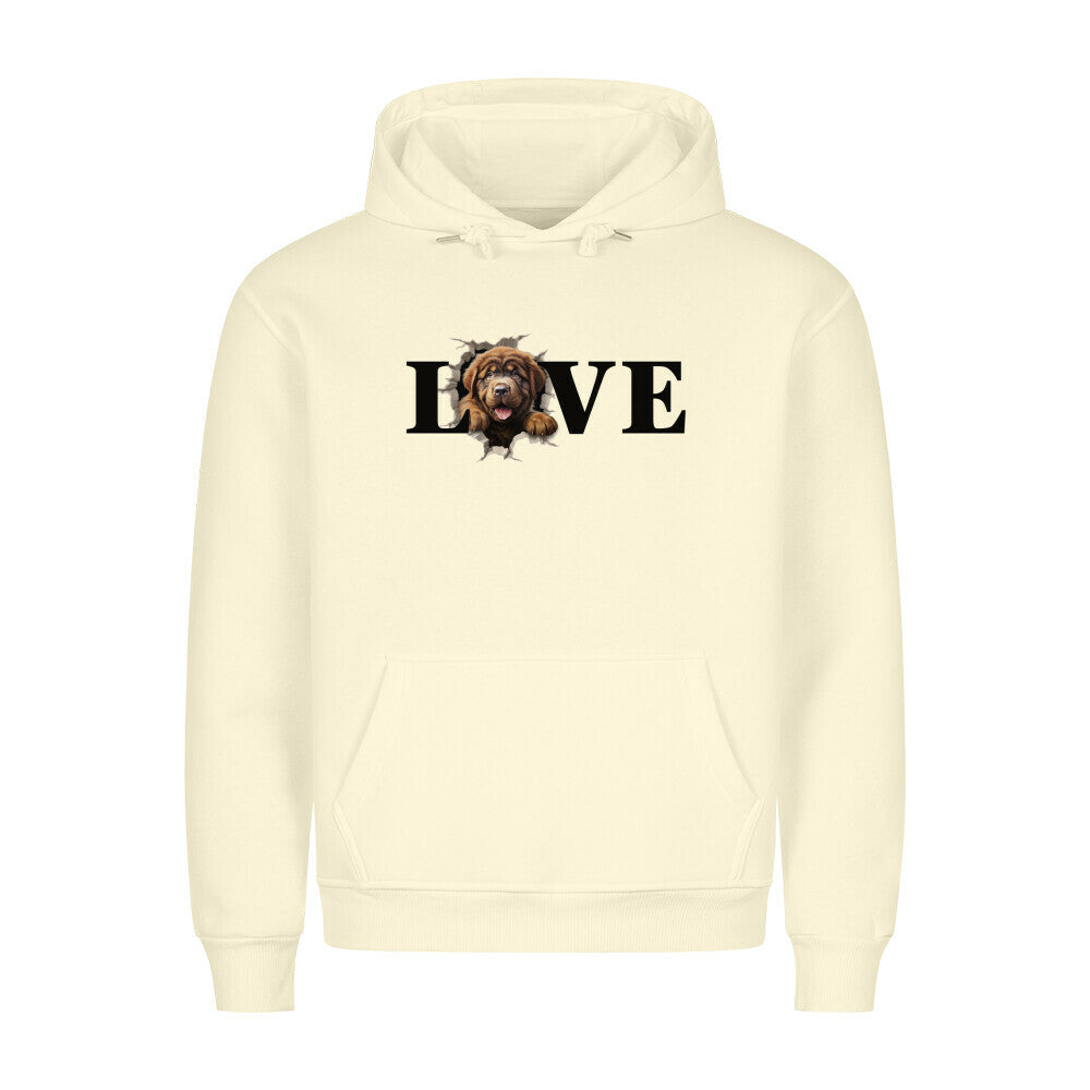 Premium Hoodie "Do Khyi - LOVE" Beige – hunde-shirt.de