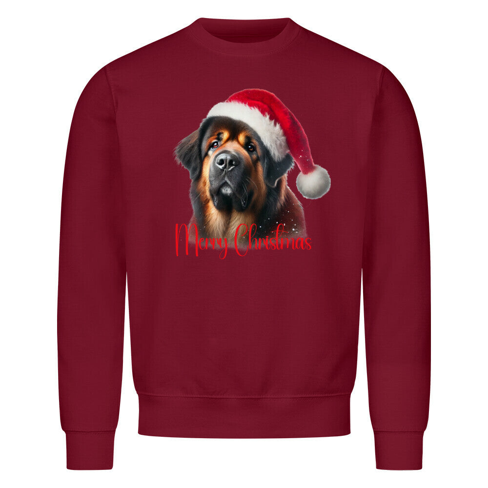 Premium Sweatshirt "Do Khyi - Merry Christmas" Burgunder – hunde-shirt.de