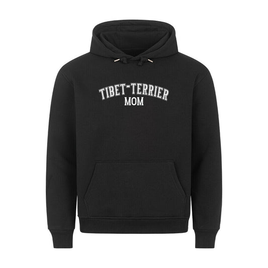 Premium Hoodie "Tibet Terrier - MOM" Schwarz – hunde-shirt.de