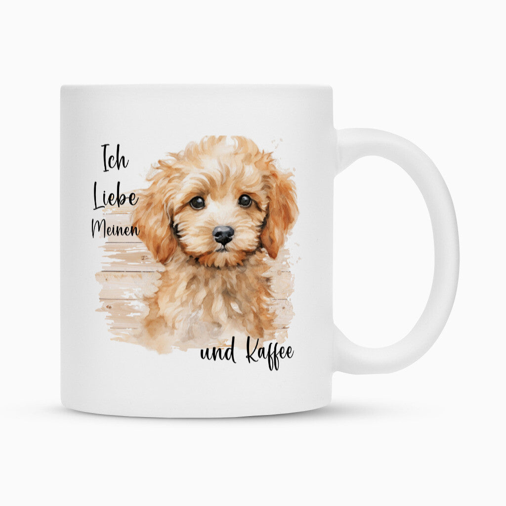 Tasse "Toypudel - Ich liebe meinen..." Weiß – hunde-shirt.de