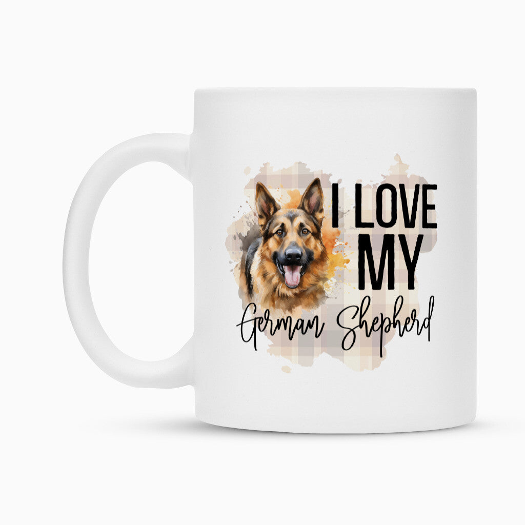 Tasse "Deutscher Schäferhund - I love..." – hunde-shirt.de