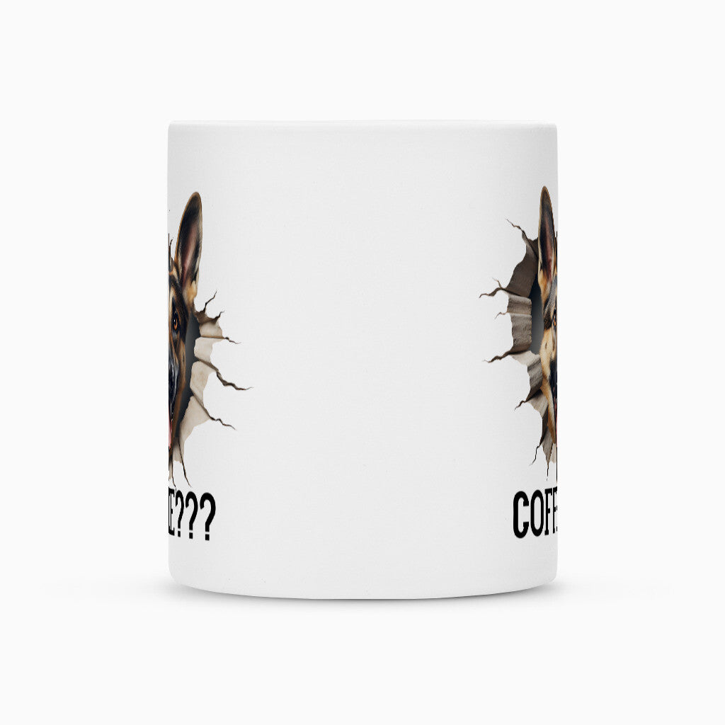 Tasse "Deutscher Schäferhund - Coffee???" – hunde-shirt.de
