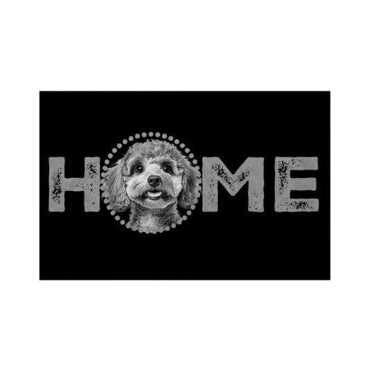 Fußmatte "Toypudel - HOME-Edition" Weiß – hunde-shirt.de