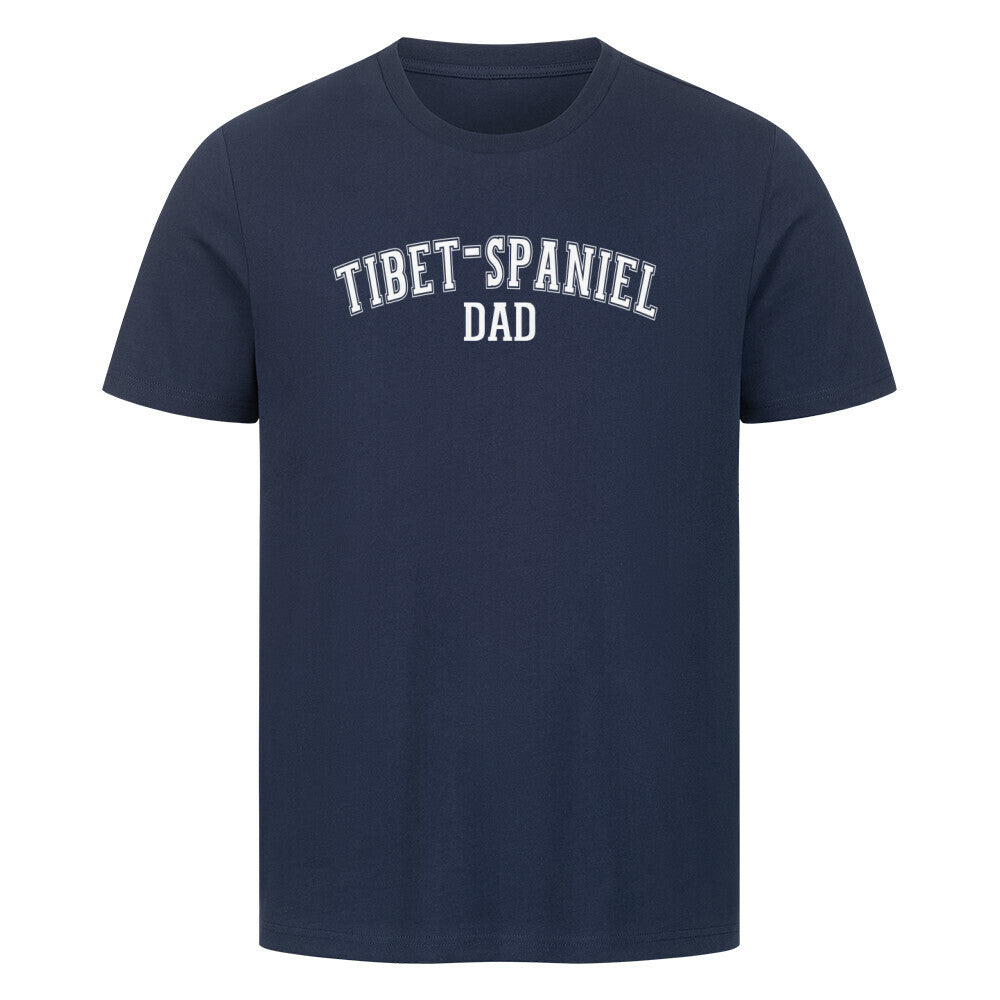 Premium T-Shirt "Tibet Spaniel - DAD" French Navy – hunde-shirt.de