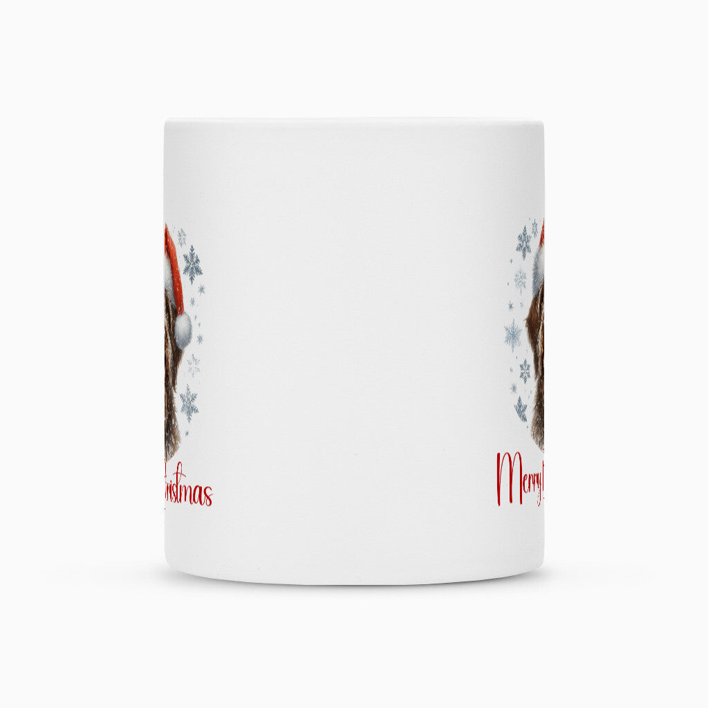 Tasse "Griffon Wirehaired Korthals - Merry Christmas" – hunde-shirt.de