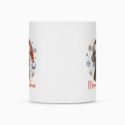 Tasse "Weimaraner - Merry Christmas" – hunde-shirt.de