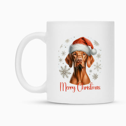 Tasse "Vizsla - Merry Christmas" – hunde-shirt.de