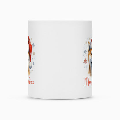 Tasse "Shiba Inu - Merry Christmas" – hunde-shirt.de