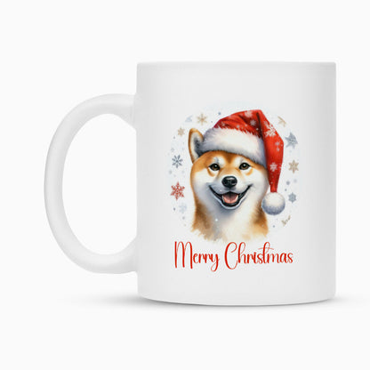 Tasse "Shiba Inu - Merry Christmas" – hunde-shirt.de