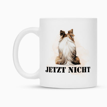 Tasse "Sheltie - JETZT NICHT 2" – hunde-shirt.de