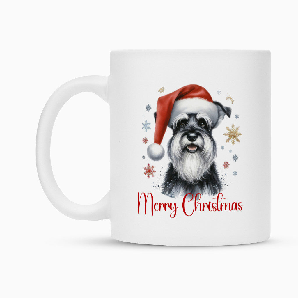 Tasse "Schnauzer - Merry Christmas 2" – hunde-shirt.de
