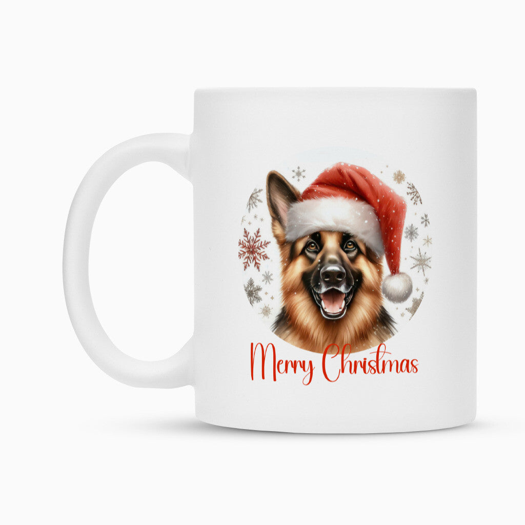 Tasse "Schäferhund - Merry Christmas" – hunde-shirt.de