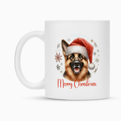 Tasse "Schäferhund - Merry Christmas" – hunde-shirt.de