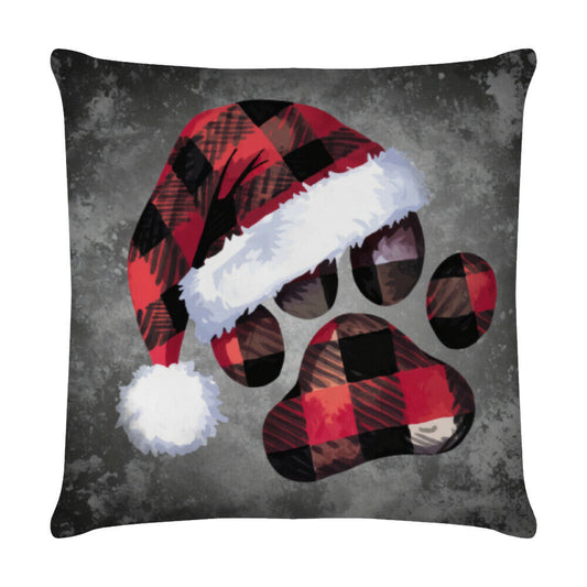 Kissen "Hundeliebhaber - Weihnachten" Weiß – hunde-shirt.de
