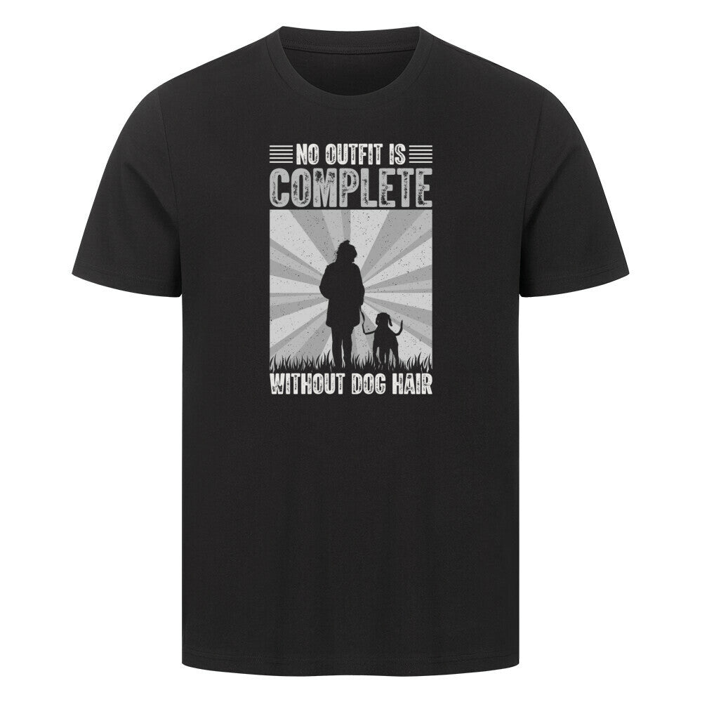 Premium T-Shirt "No outfit..." Schwarz – hunde-shirt.de