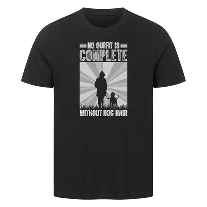 Premium T-Shirt "No outfit..." Schwarz – hunde-shirt.de