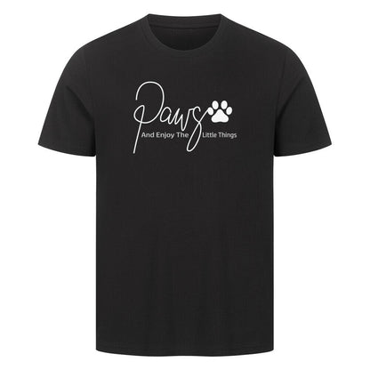 Premium T-Shirt "Paws..." Schwarz – hunde-shirt.de