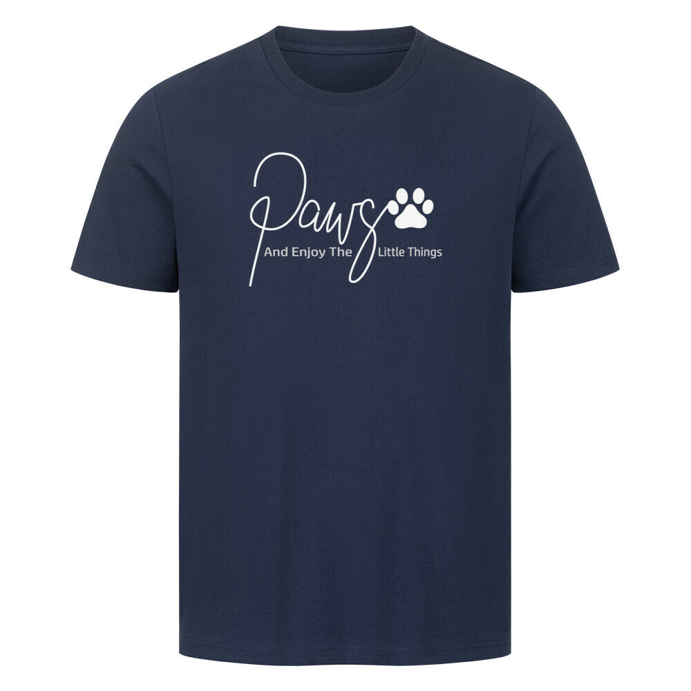 Premium T-Shirt "Paws..." French Navy – hunde-shirt.de