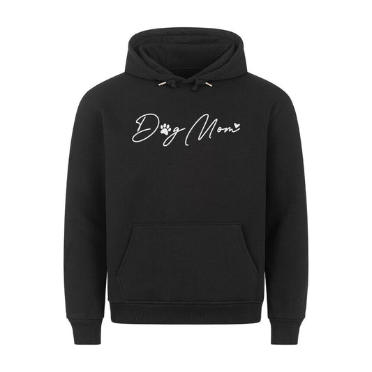 Premium Hoodie "Dog-Mom" Schwarz – hunde-shirt.de