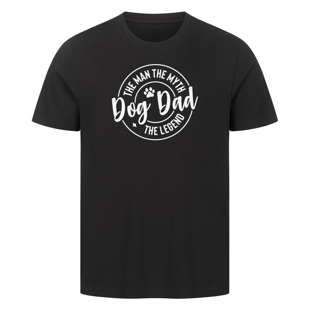 Premium T-Shirt "Dog-Dad" Schwarz – hunde-shirt.de