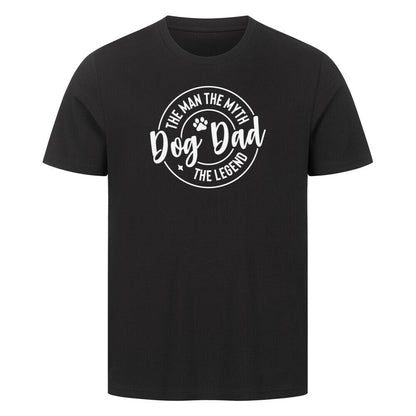 Premium T-Shirt "Dog-Dad" Schwarz – hunde-shirt.de