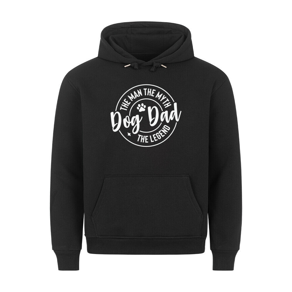 Premium Hoodie "Dog-Dad" Schwarz – hunde-shirt.de