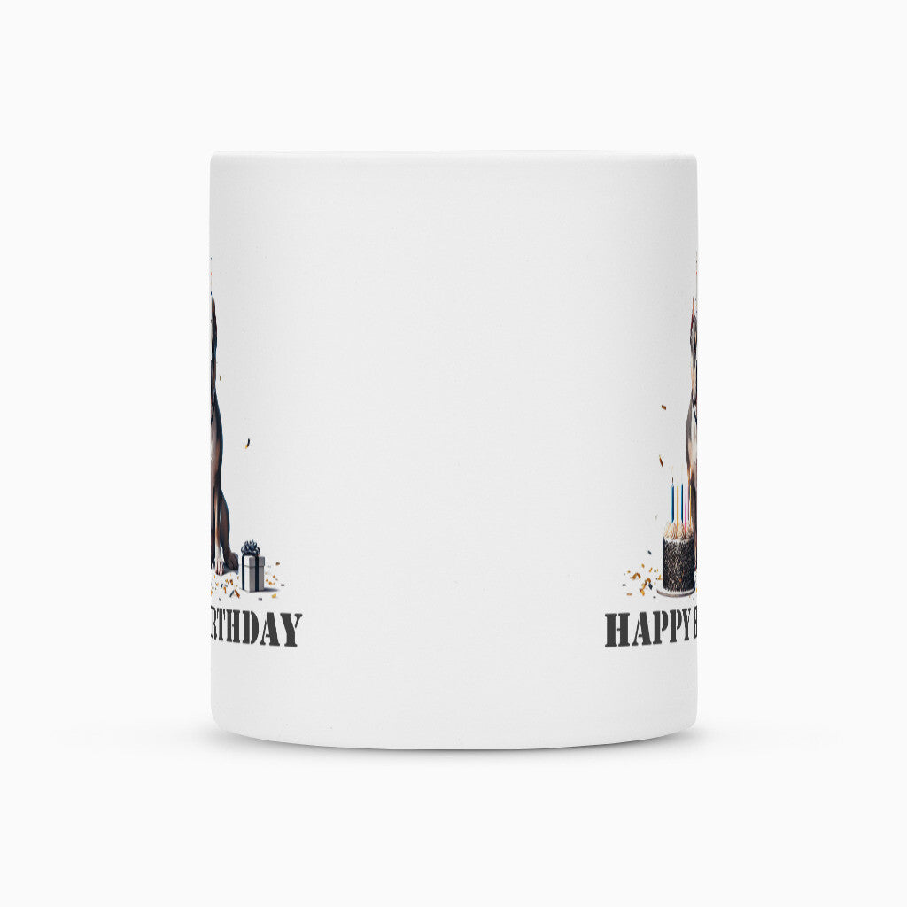 Tasse "Bully XL / XXL - Happy Birthday" – hunde-shirt.de