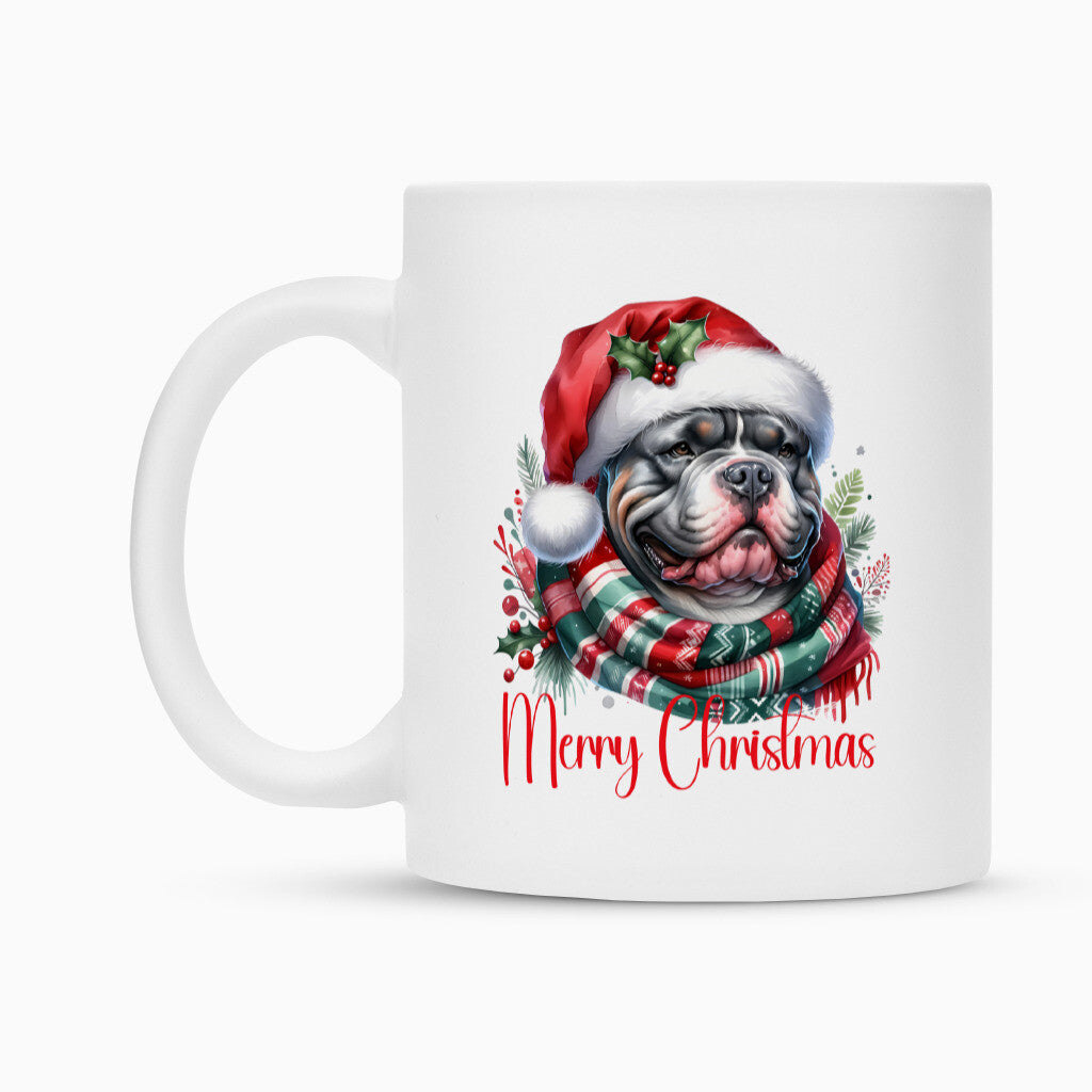 Tasse "Bully XL / XXL - Merry Christmas 3" – hunde-shirt.de