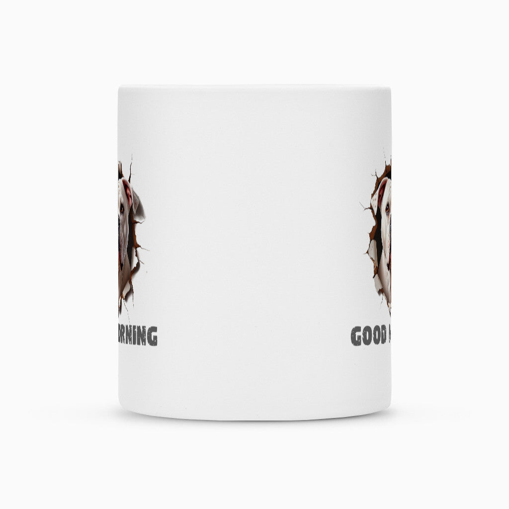 Tasse "American Bulldog - Good Morning" – hunde-shirt.de