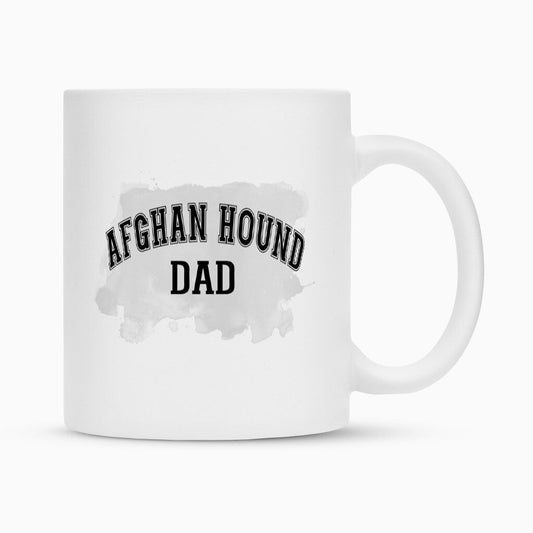 Tasse "Afghan Hound - DAD" Weiß – hunde-shirt.de