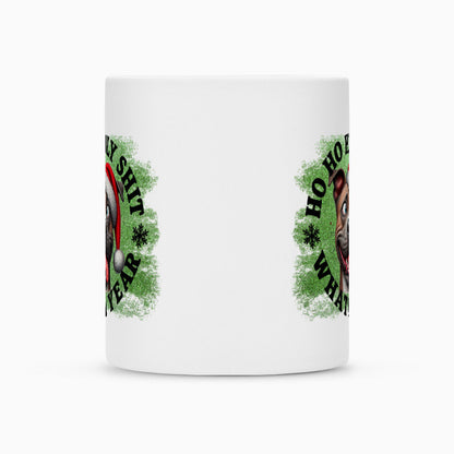 Tasse "Pit Bull - HO HO..." – hunde-shirt.de