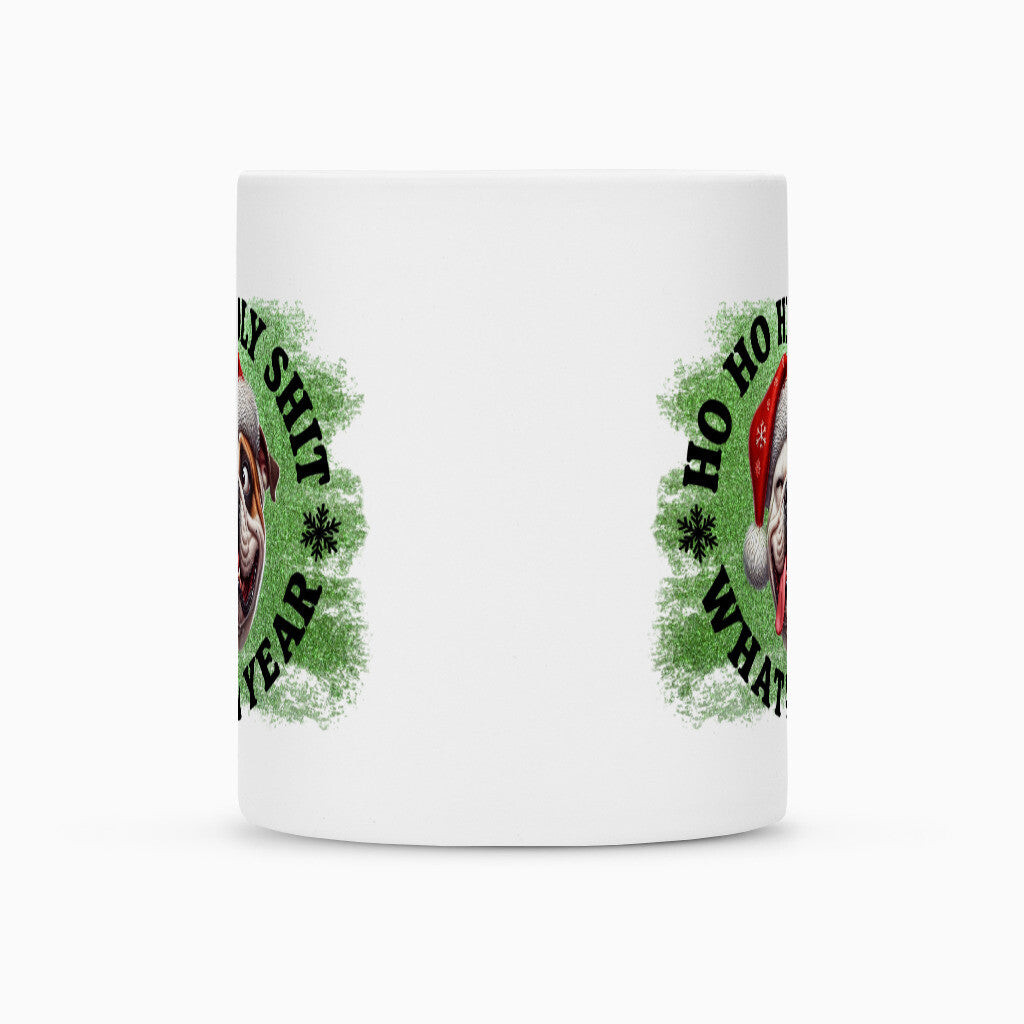 Tasse "American Bulldog - HO HO..." – hunde-shirt.de