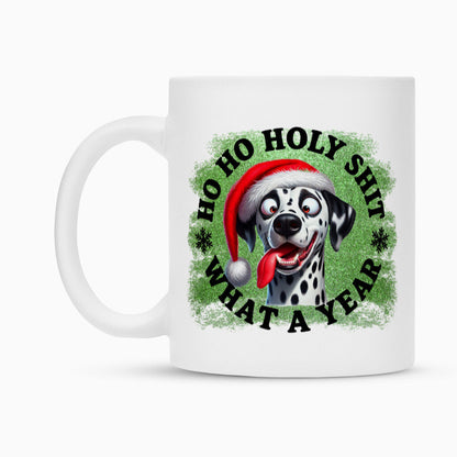 Tasse "Dalmatiner - HO HO..." – hunde-shirt.de