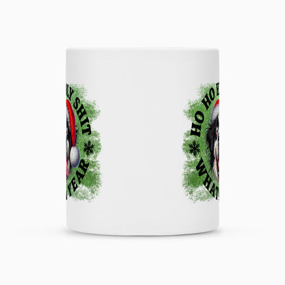 Tasse "Landseer - HO HO..." – hunde-shirt.de