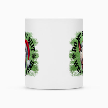Tasse "Bullterrier - HO HO..." – hunde-shirt.de