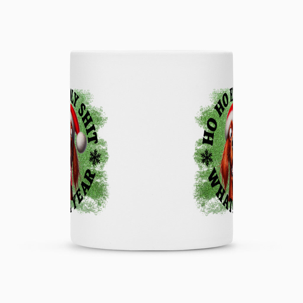 Tasse "Irish Setter - HO HO..." – hunde-shirt.de