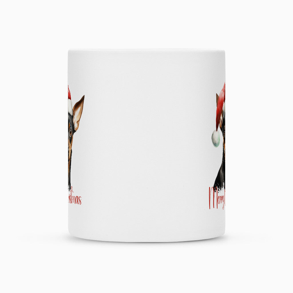 Tasse "Zwergpinscher - Merry Christmas" – hunde-shirt.de