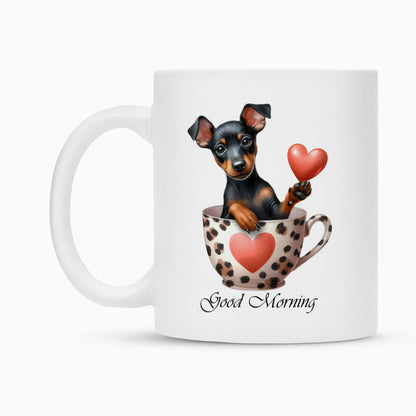 Tasse "Zwergpinscher - Good Morning" – hunde-shirt.de