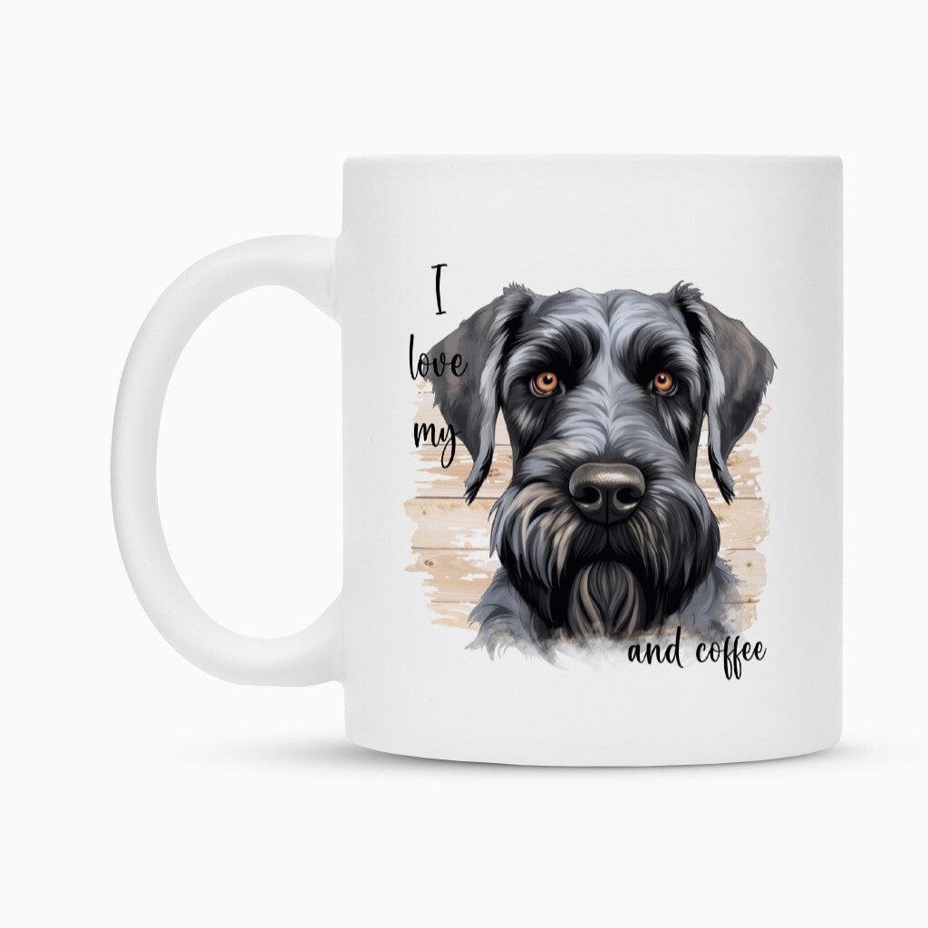 Tasse "Riesenschnauzer - I love..." – hunde-shirt.de