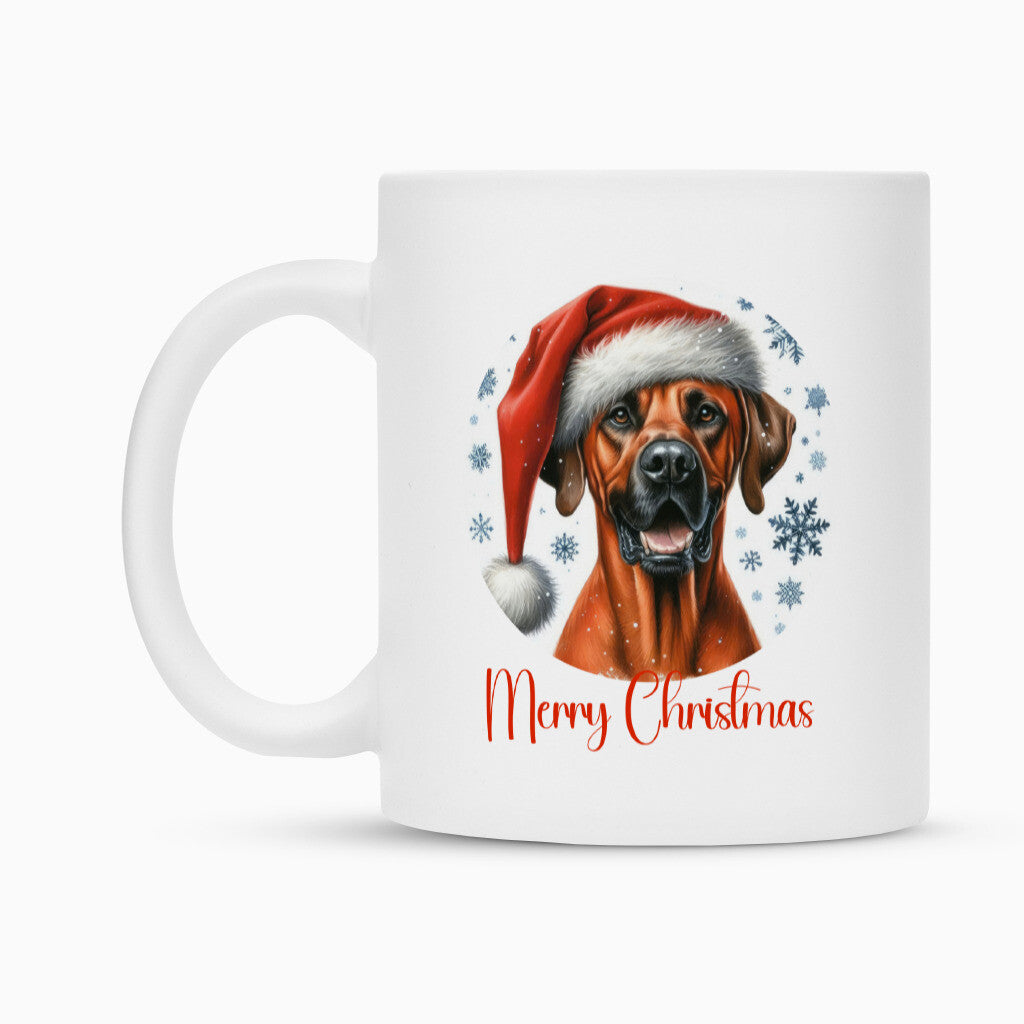 Tasse "Rhodesian Ridgeback - Merry Christmas" – hunde-shirt.de