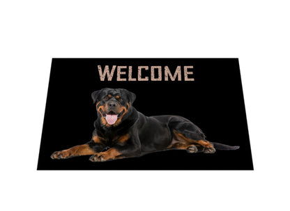 Fußmatte "Rottweiler - Welcome" – hunde-shirt.de