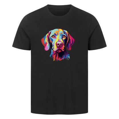 Premium T-Shirt "Weimaraner - ART" Schwarz – hunde-shirt.de