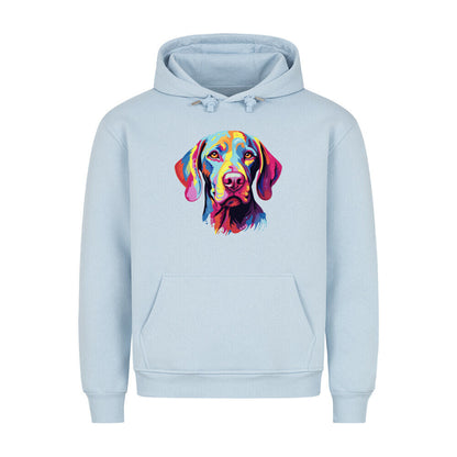 Premium Hoodie "Weimaraner - ART" Babyblau – hunde-shirt.de