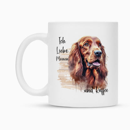 Tasse "Irish Setter - Ich liebe..." – hunde-shirt.de